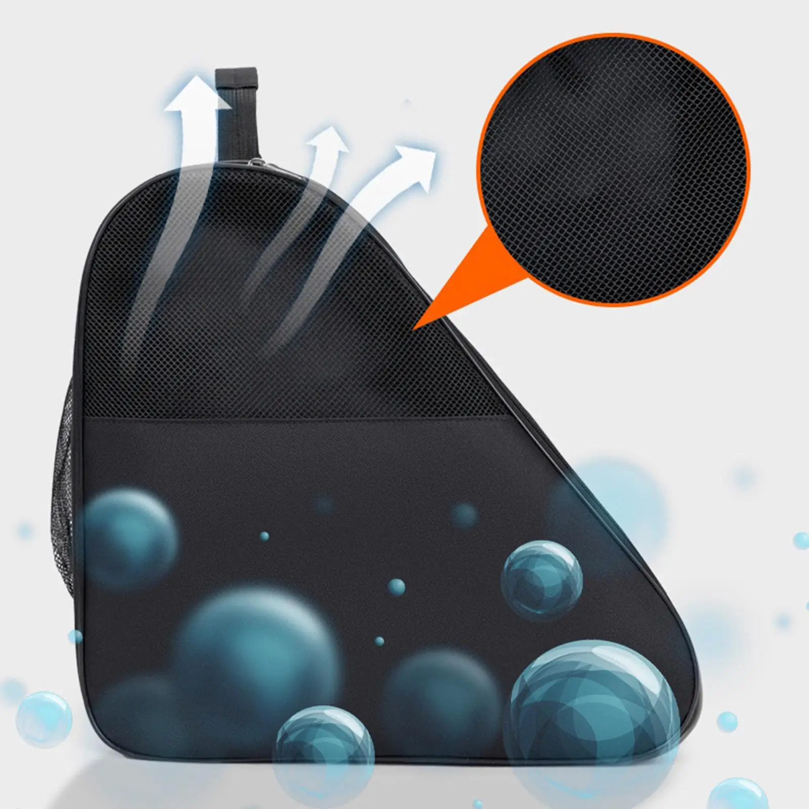 

Lightweight Skating Backpack Roller Skate Shoes Organization Bag for Figure Skating and Inline Skates Girl