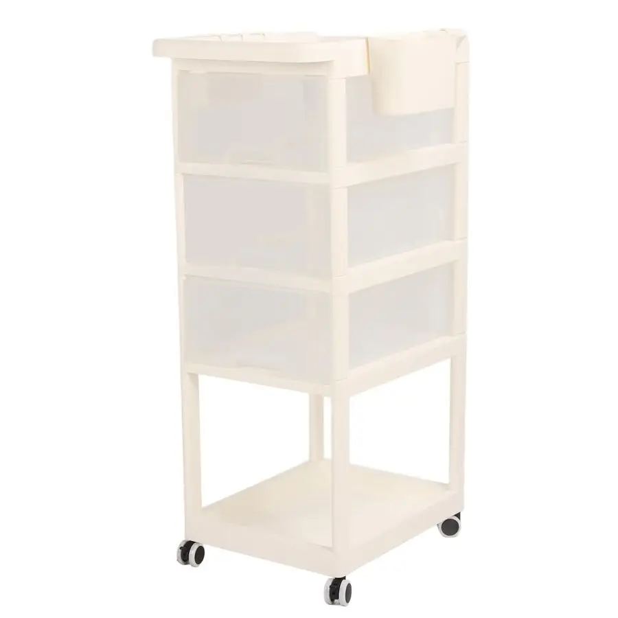 

Diaper Rolling Cart Baby Diaper Cart with Wheels Reinforced Handle Rolling Utility Cart Nursery Storage Organizer Diaper