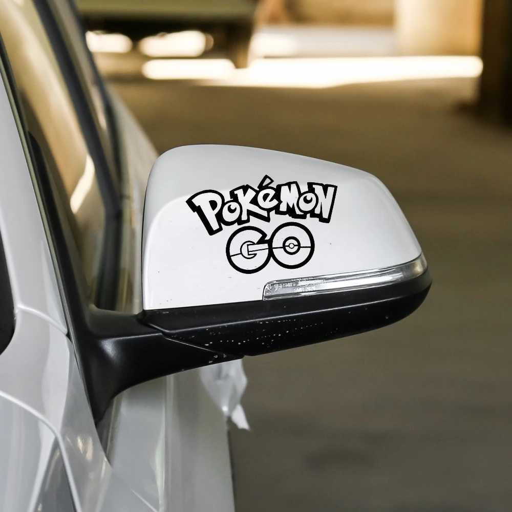 Pokemon GO Pikachu Anime Car Stickers Reflective Decals For Window Rearview Mirrors Trunk Motorcycles Auto Tuning