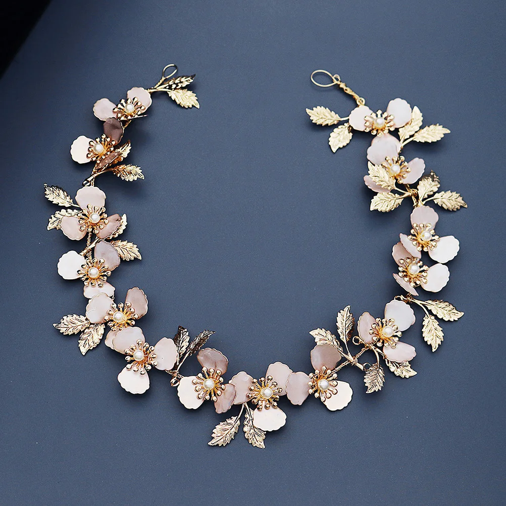 

Prom Flower Headdress Wedding Hair Accessories Chic Handmade Headwear Bride Bridal