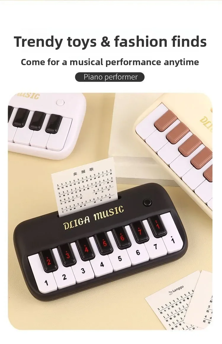 Tragbare 15-tasten Digitale Tastatur Kinder Mini Elektronisches Klavier Kinder Musikinstrument Lernspielzeug für Kinder Geschenk – Detail 6