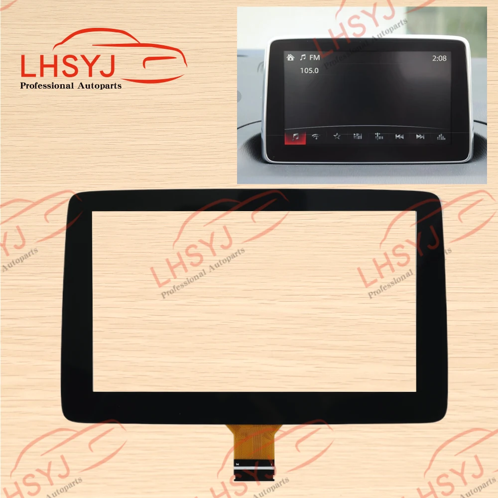 7 Inch 36 Pins Touch Screen Glass Monitor For Mazda3 2014-2016 Car  Radio Multimedia Player NAV Parts