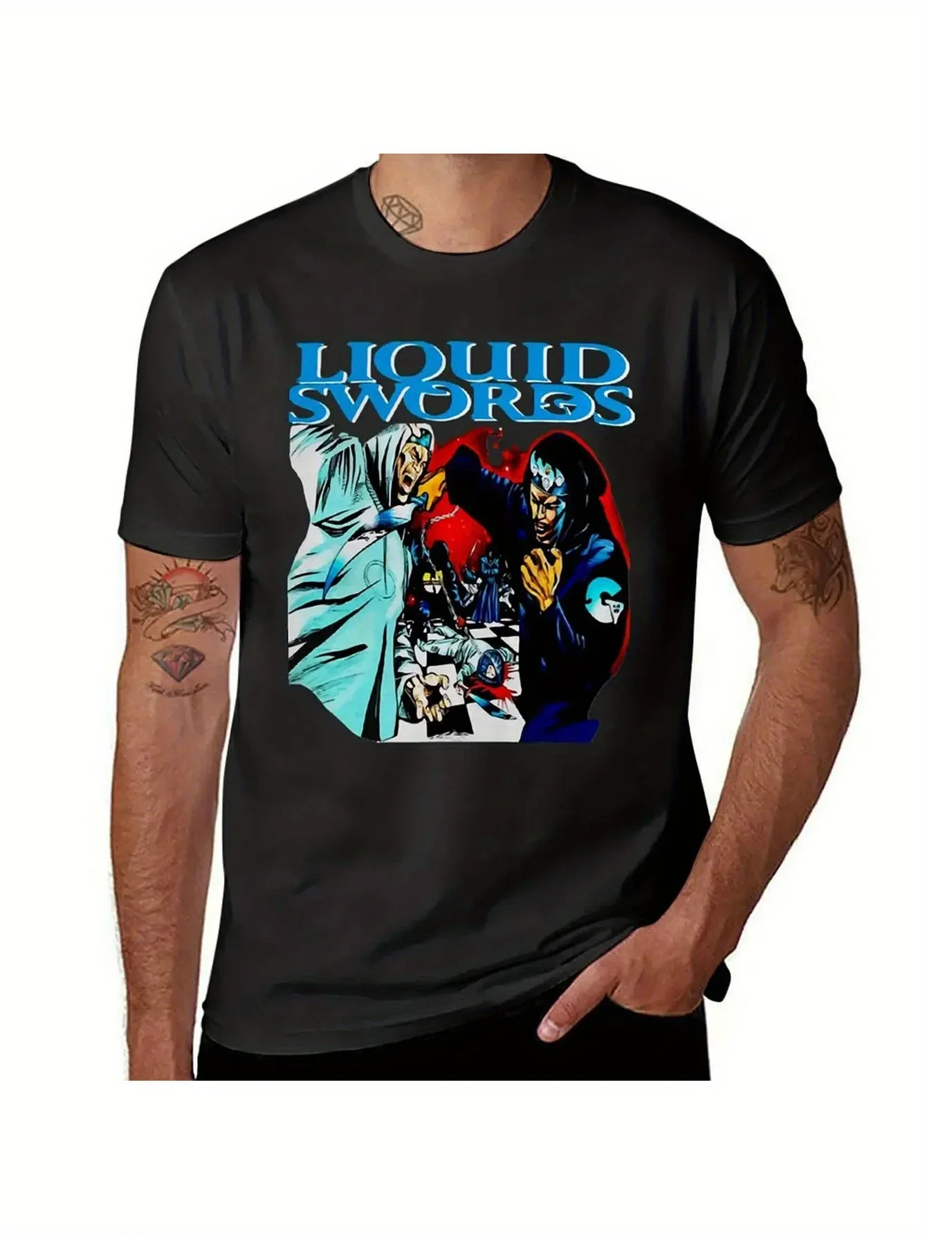 

Футболка с жидкими словами, винтажная одежда, мужские винтажные футболки, хлопковые мужские футболки Тоторо, мужские футболки, топы