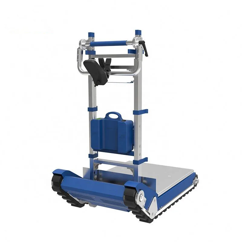 Power Heavy Load 310kg Warehouse Electric Trolly Stair Climber Cargo Trolley  Climbing Stair Cart for Stairs