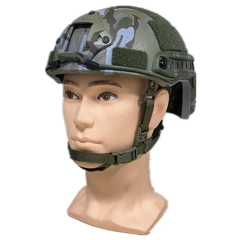 Ballistic Tactical Quick Helmet Jungle Camo Wendy Bulletproof Helmet NIJ IIIA.44 Bulletproof