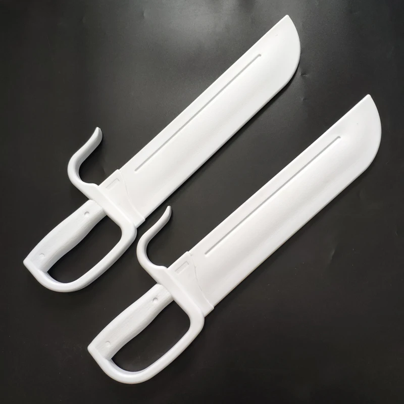 1 Pair Plastic Wing Chun Butterfly Swords Plastic Knife Double Martial Arts Knifives