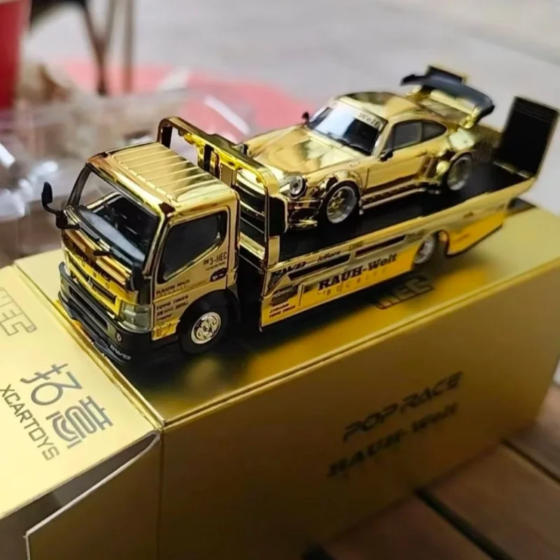 In Stock 2026 New Hot Hec Poprace 1:64 Fuso 930 Rwb Cast Alloy Car Model Christmas Birthday Toy Collection Decoration Piece Gift