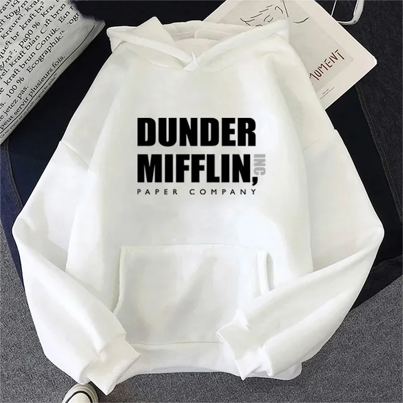 The Office Dunder Mufflin INC Printed Fall Winter Hoodie Sweatshirt Men Women Hoodie Casual Fashion Pullover Hooded Sweater