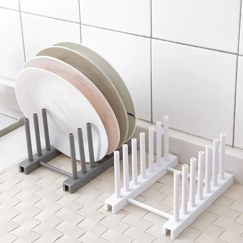 Detachable Kitchen Dish Drainer Holder, Plastic Utensils Rack, Compact Design for Limited Space, Keep Your Kitchen Organized