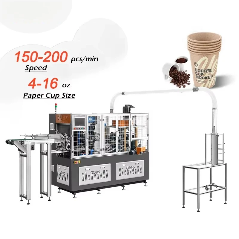 (GD-280)Save Labor Fully Automatic Servo Motor Driven High Speed Disposable Cup Making Machine