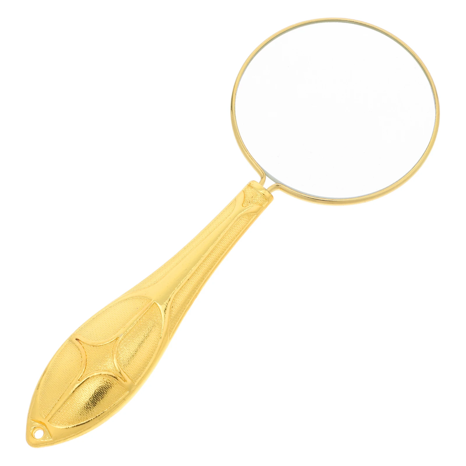 

Embossed Metal Handle Magnifying Glass High Magnification Optical Handheld Pocket Loupes Reading Tool Craft Coin Jewelry