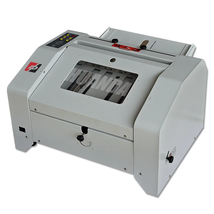 China Factory Huanda HD-ZY2 Automatic Booklet Maker Manual Document Binding Machine Binding Wire Machine