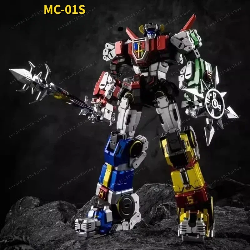 Transformation Toy MICRO COSMOS MC-01S ELVIS Voltron Metal Spray Paint Edition War God  Action Figure in Stock