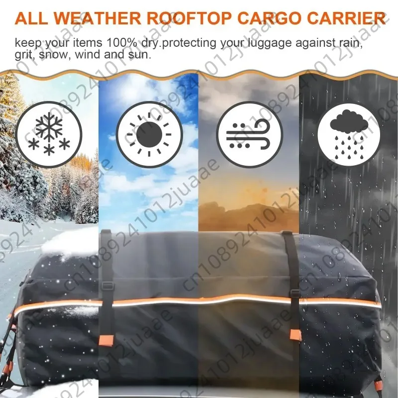 Outdoor Roof Bag PVC Roof Bag Rainstorm Proof SUV Roof Box