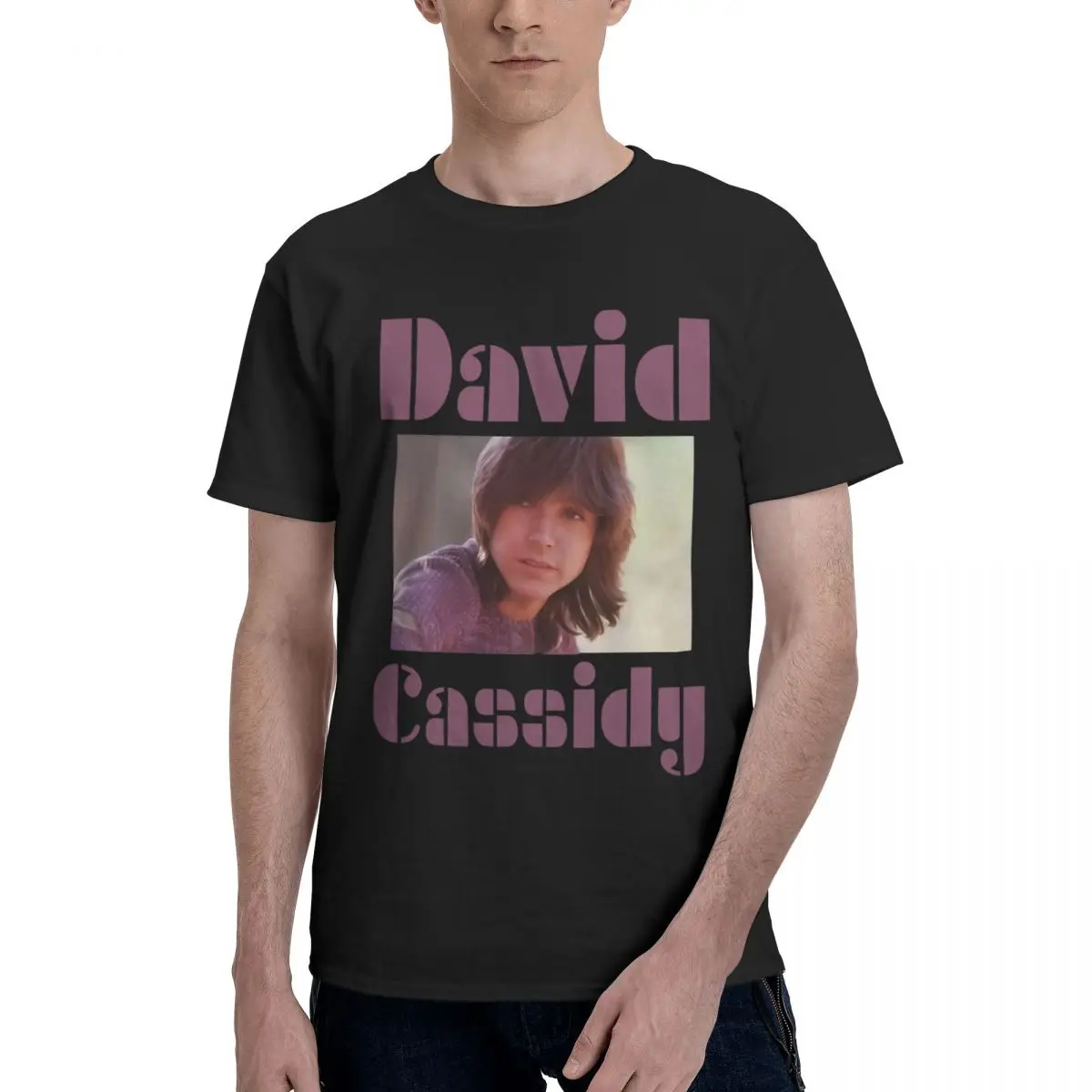 

David Cassidy, Anime, 100% Cotton Casual Breathable Confortable Summer Football Shirts 2025 Man Clothes