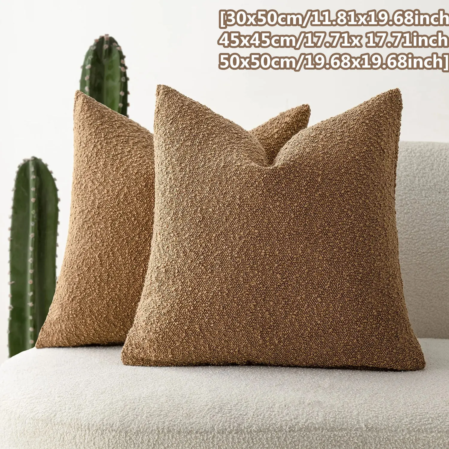 

Thickened Chenille Soft Texture Pillow Cover Throw Pillow Cover Comfortable Living Room 30x50/45x45/50x50cm Funda De Almohada