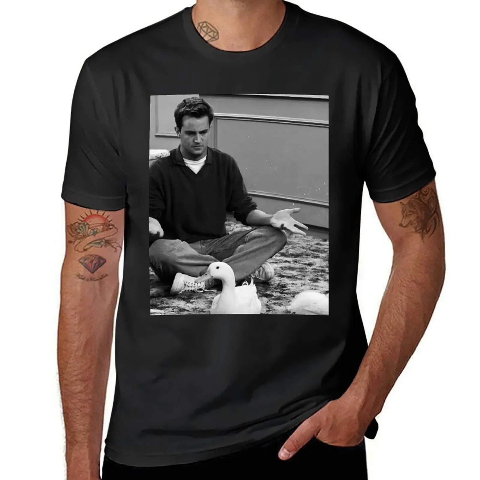 

Matthew Perry T-Shirt vintage quick drying plus sizes blanks Men's t-shirts