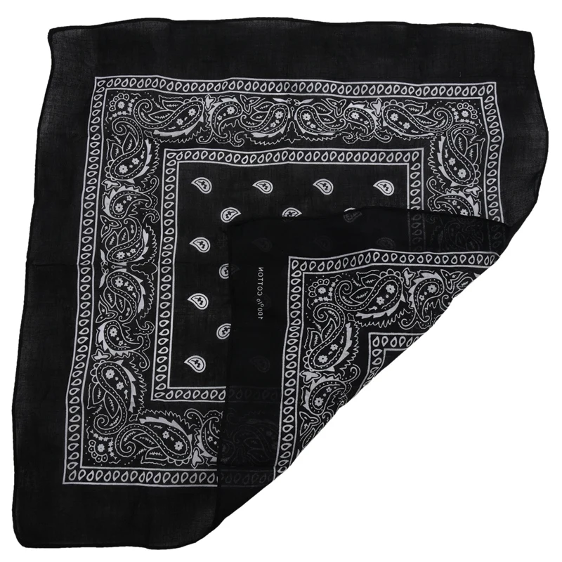 Bandanas para homem e mulher, conjunto de 3, 57x57 cm