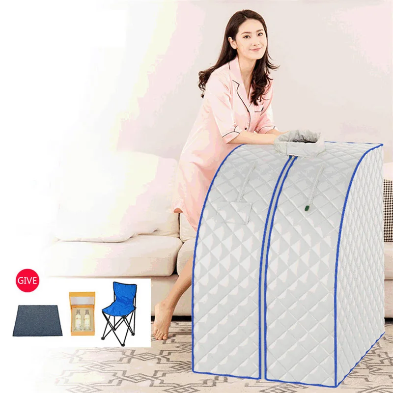 Far Infrared Sauna Spa Slimming Negative Ion Detox Therapy Personal Fir Sauna Folding Chair Portable Cabin Room Sauna Heater