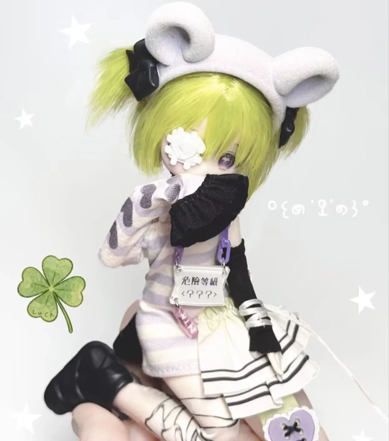 

BJD Doll Blind Box Inedible Dolls Lovely Kwaidan 1/8 Scale Hair Transplant Cute Spooky Rabbit Themed Movable Joint Figure
