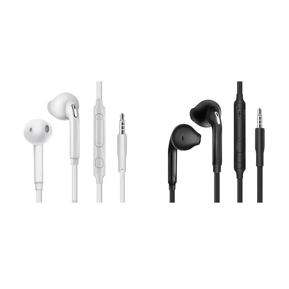 S6 esportes fones de ouvido com microfone, fone de ouvido intra-auricular, com fio, estéreo, preto, fio, para samsung s6/s7, 1 parte