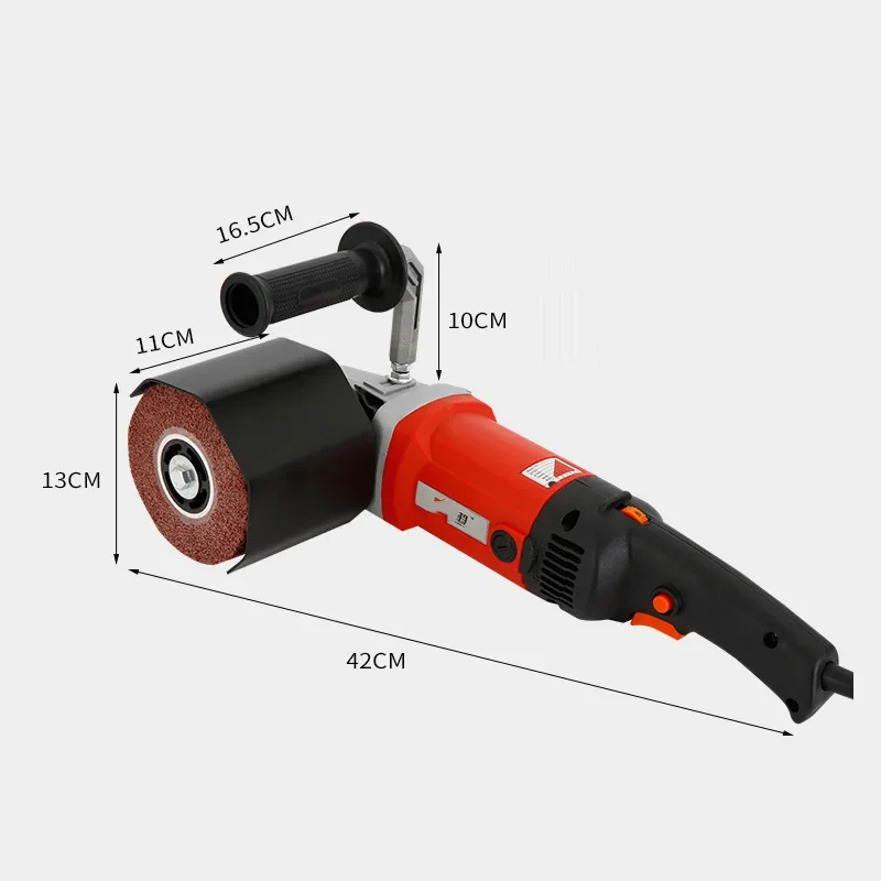 Nuova macchina a nastro portatile 220V/750W multifunzione fai da te smerigliatrice angolare in metallo lucidatrice e rettificatrice a nastro
