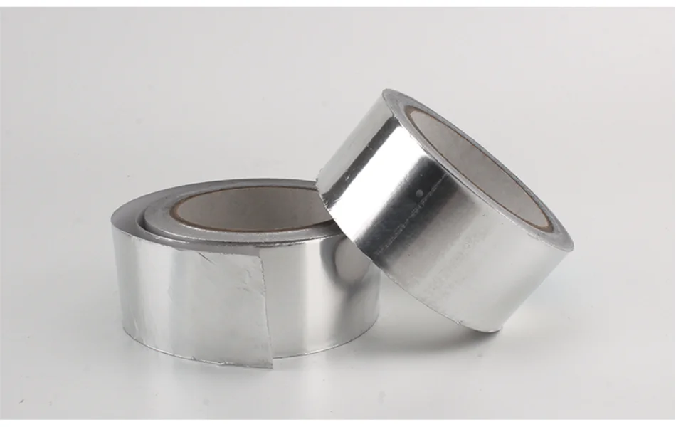 300mm Wide Thermal Resist Duct Repairs High Temperature Resistant Foil Adhesive Tape Useful Aluminium Foil Adhesive Sealing Tape