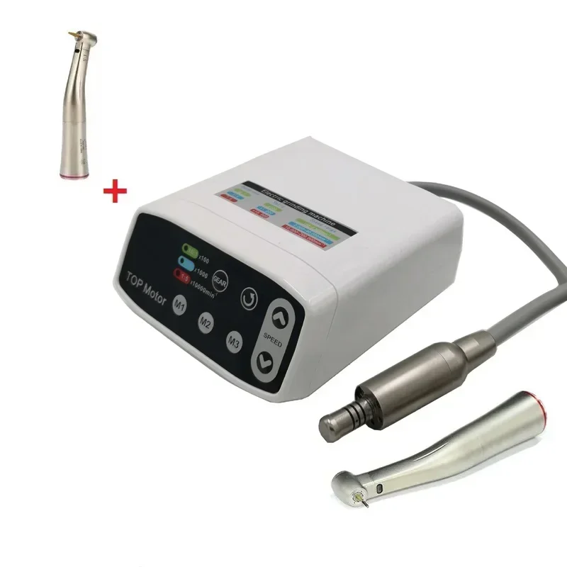 Dentals Electric Micro Motor with 1:5 Red Ring Increasing Control angle Portable Dentals Brushless Micromotor