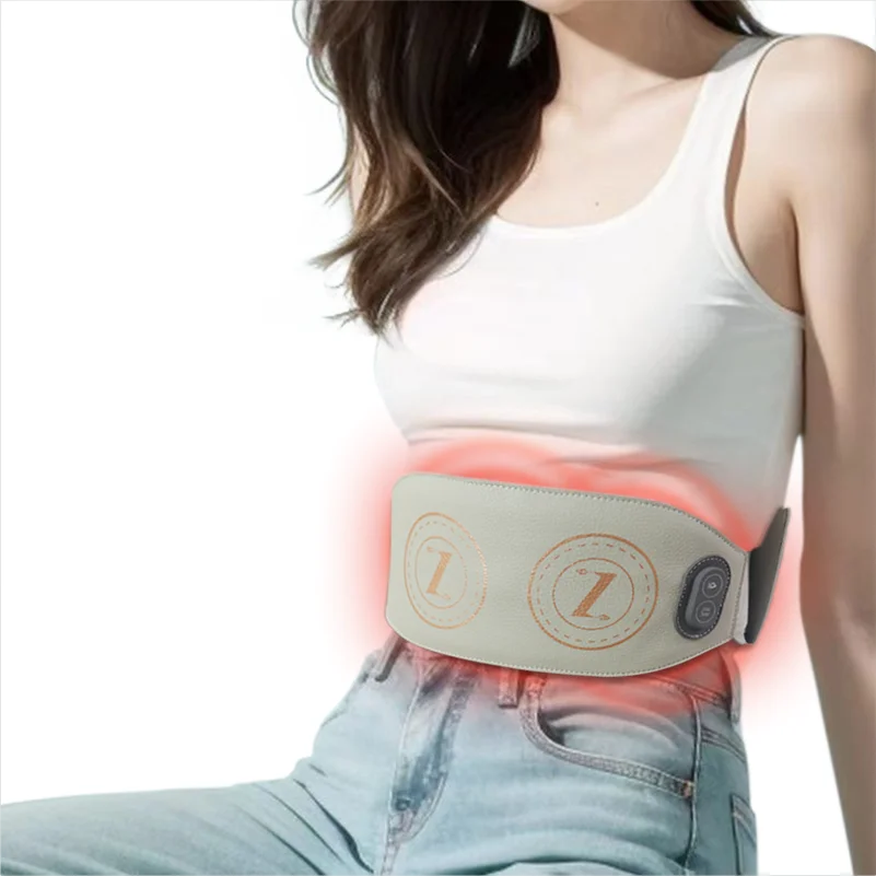 

Discount Portable Wireless Massage Belt USB Smart Heated and Vibrating Menstrual Pain Relief Waist Massage Warm Belt