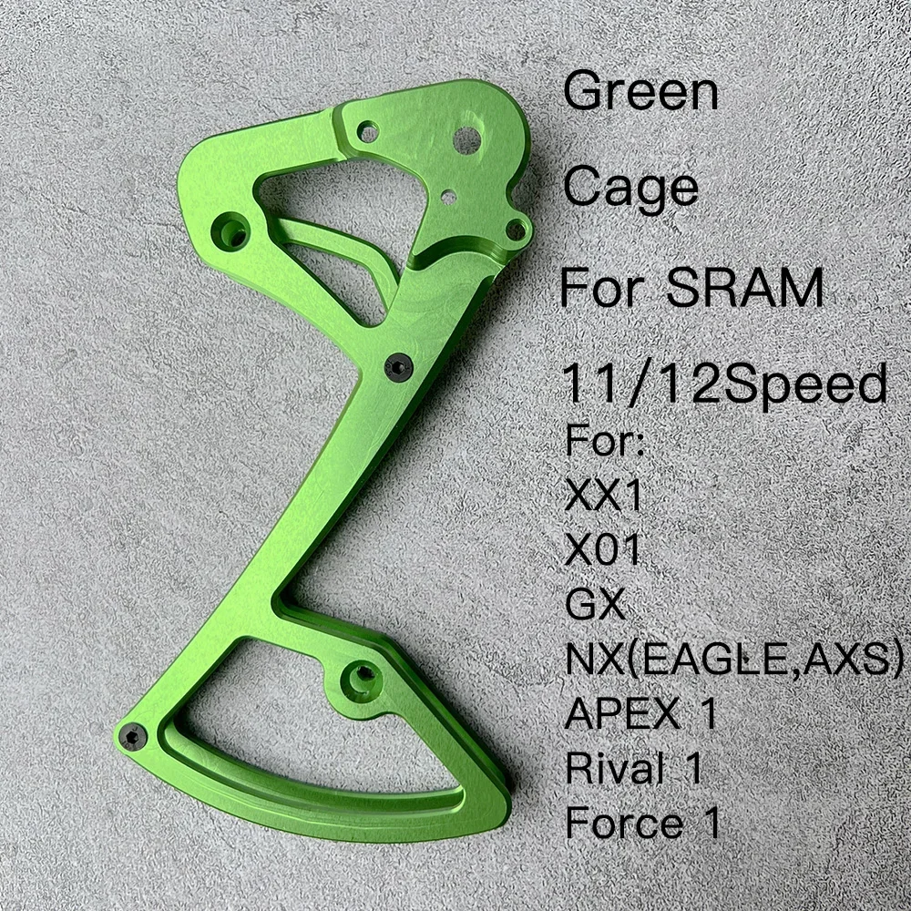 Mtb Road Rear Derailleur Cage Pulley Wheels for SRAM 11/12 Speed Derailleur Oversized Bearing For NX GX X01 XX1 EAGLE AXS image 3