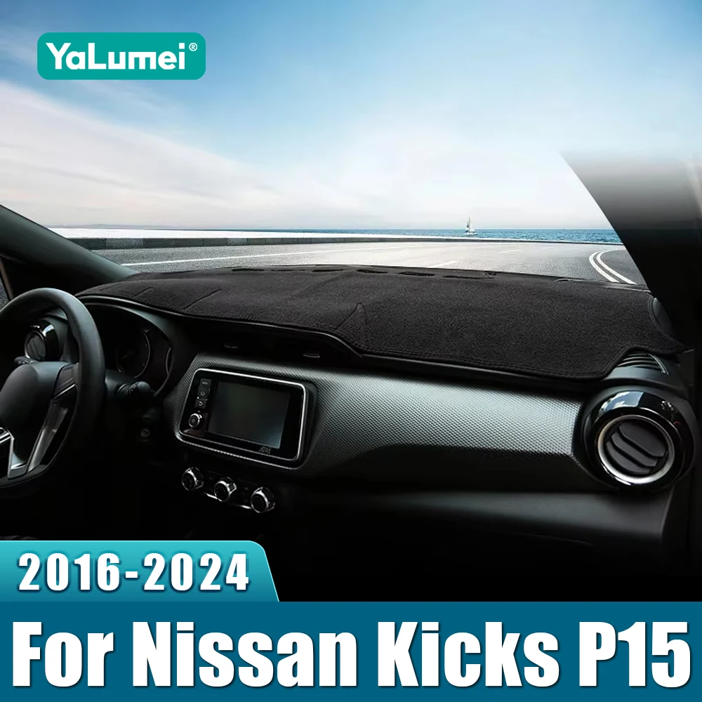 Für Nissan Kicks P15 2016 2017 2018 2019 2020 2021 2022 2023 2024 Auto Dashboard Abdeckung Dash Matte Sonnenschutz Nicht-slip Zubehör