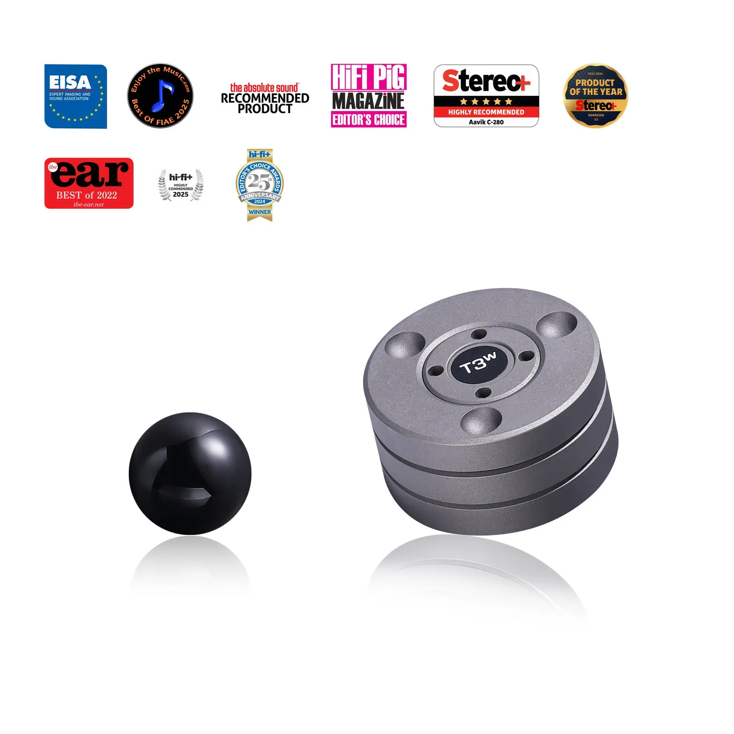 Danish Ansuz Rune Magic Darkz T3W Series High-End Audio Anti-Vibration Pads