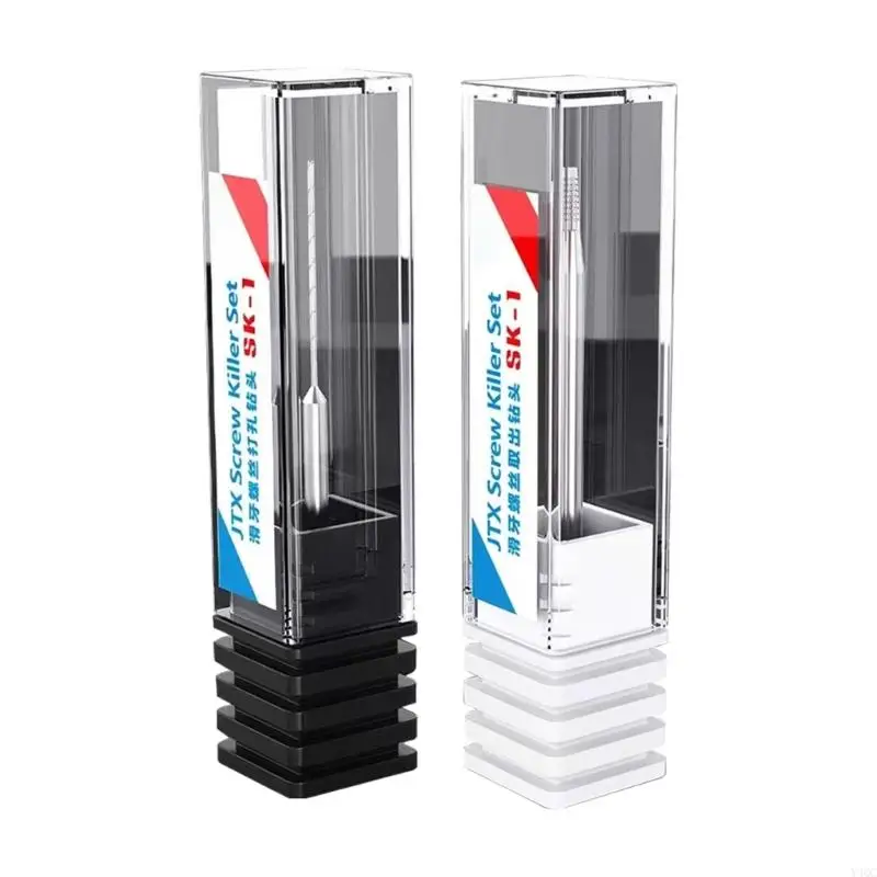 Pack Sliding Thread Drill Bits For Stubborn Screw Extraction High Hardness Alloy Steel Professional Automotive Repair Tool Y4QC