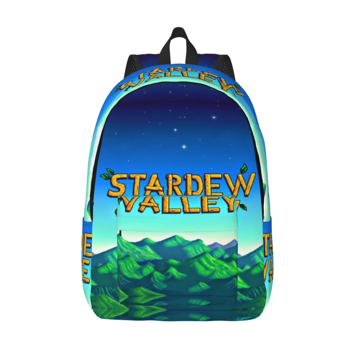 Stardew Valley Logo Backpack Middle High College School Student Farming RPG Game Bookbag Teens Daypack Sports