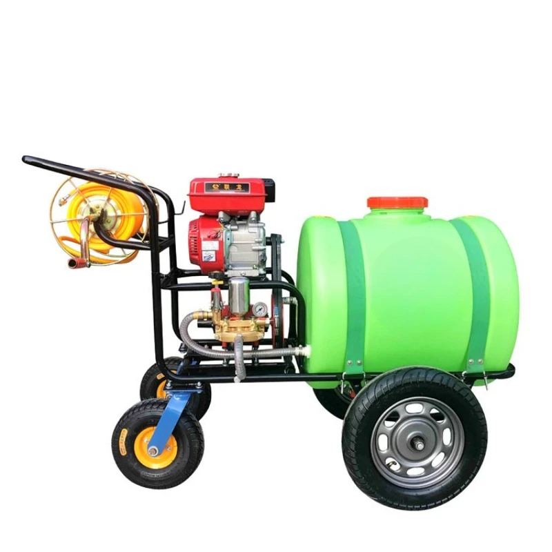 

Cart Orchard Hand Push Dispenser Agricultural Sprayer Diesel Engine Motor Sprayer Large Sprayer