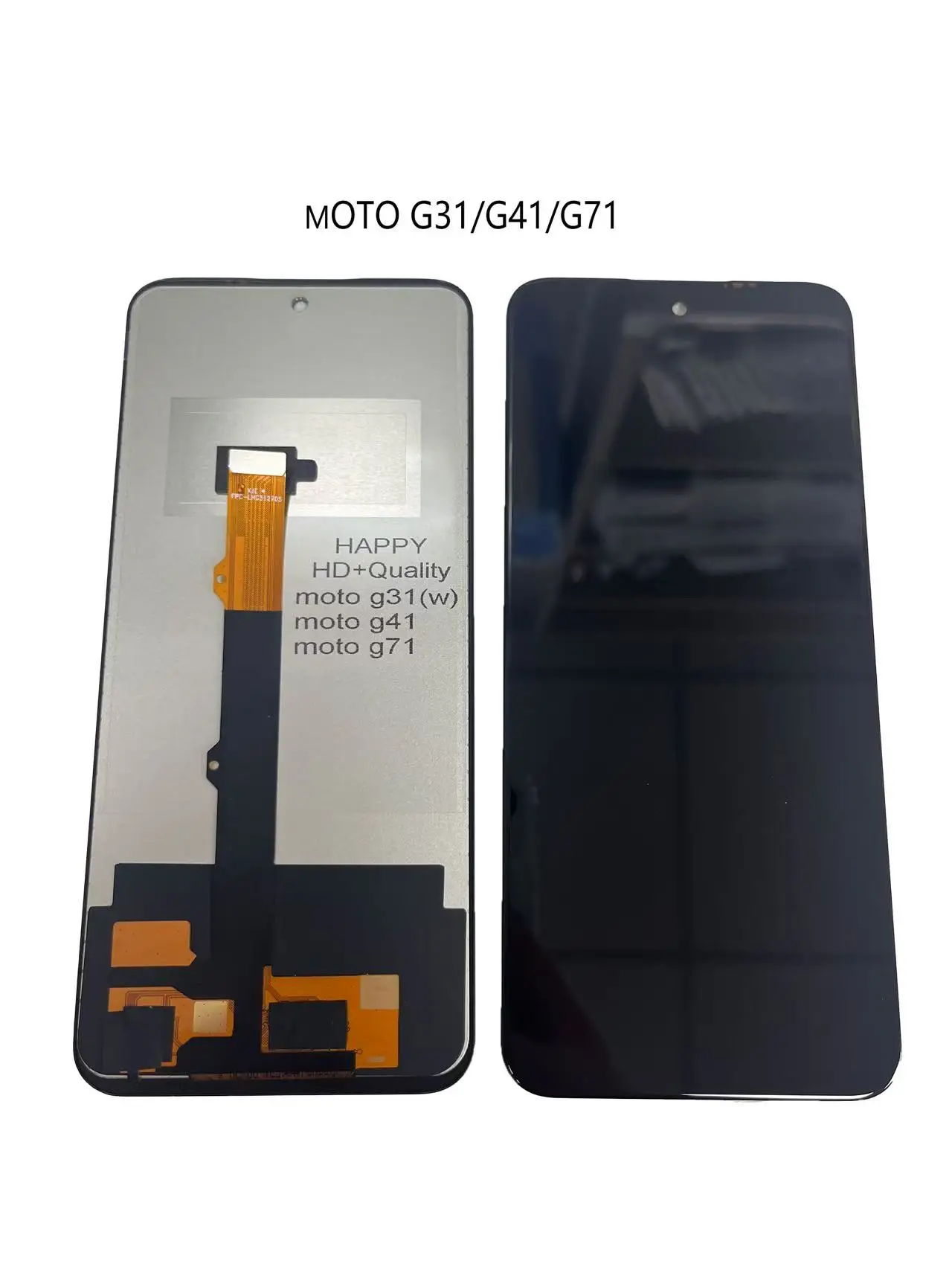 High quality HD+ 500+ brightness 6.4-inch TFT suitable for MOTO G31 G41 G71  monitor, digital touch screen replacement