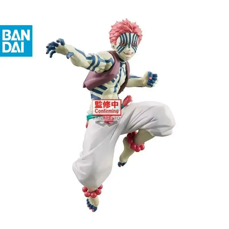 

Genuine Bandai Namco Banpresto Demon Slayer Kimetsu No Yaiba Vibration Stars Akaza Pvc 13Cm Figure Anime Model Collector Gift
