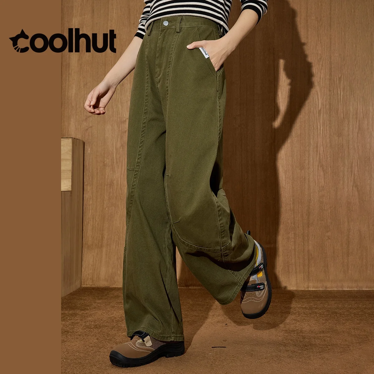 Calça jeans feminina deconstruida 2025, perna larga, ajuste relaxado, americana, vintage, outono, casual, y2k, calça jeans para mulheres