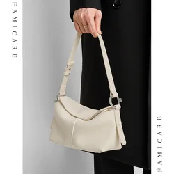 Women Camera Bag Lady Genuine Leather Crossbody Messenger Female Commute Underarm Single Shoulder Pillow Bags Fashion Handbags