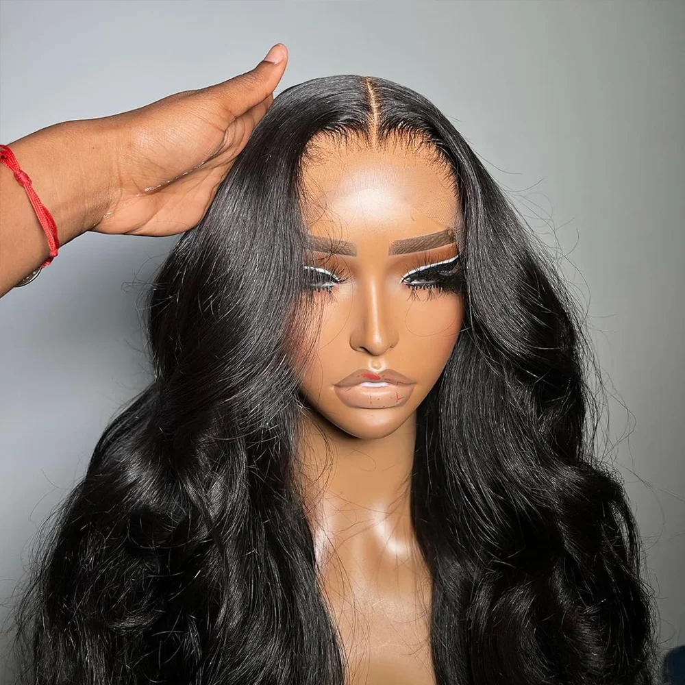 13x4 الدانتيل الجبهة الباروكات شعر الإنسان الجسم موجة HD الدانتيل الجبهة الباروكات شعر الإنسان قبل قطعها مع شعر الطفل اللون الطبيعي للنساء #5