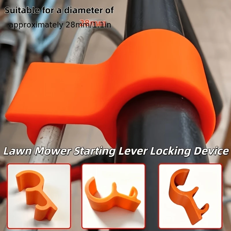 1pc/2Pcs Universal Lawn Mower Lever Lock, 28mm Handle Compatible, Easy Install Garden Accessory