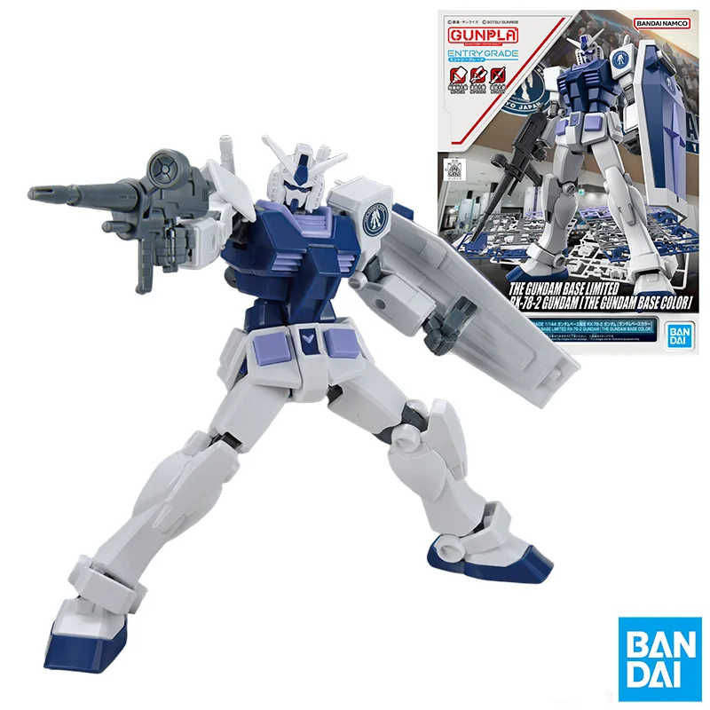 

BANDAI натуральная EG THE GUNDAM BASE RX-78-2 аниме фигурка в сборе модель игрушки Коллекционные украшения подарки для детей и взрослых
