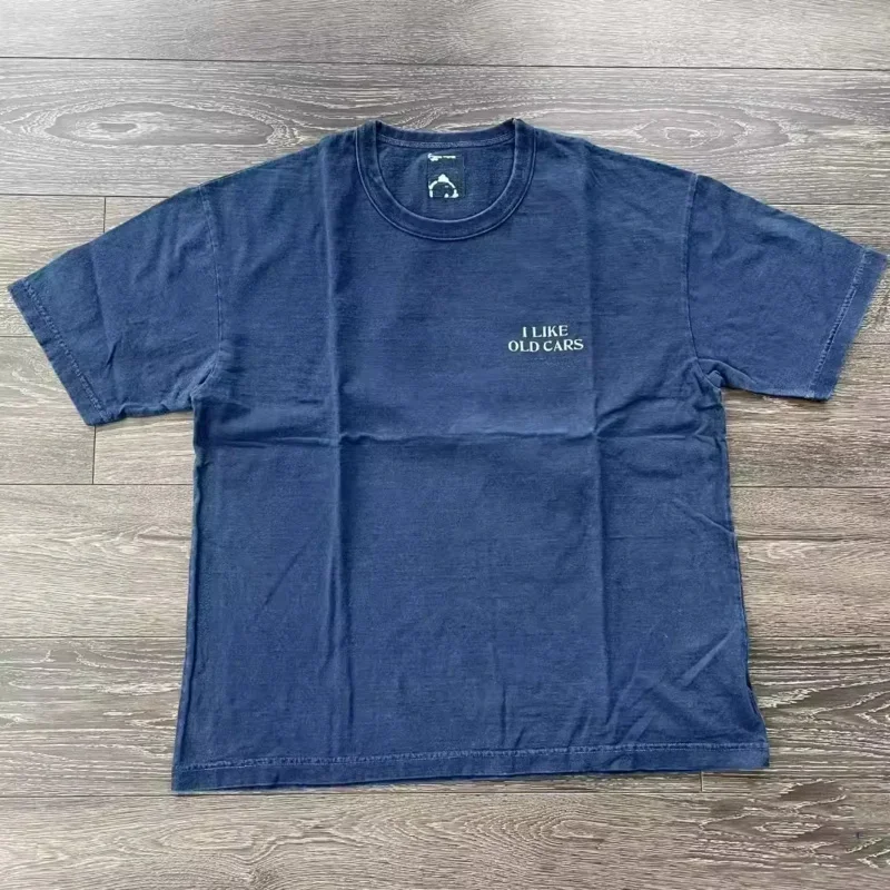 VISVIM 23 ICT JUMBO TEE S/SI Indigo dyed washed distressed T-shirt short-sleeved blue Japanese style