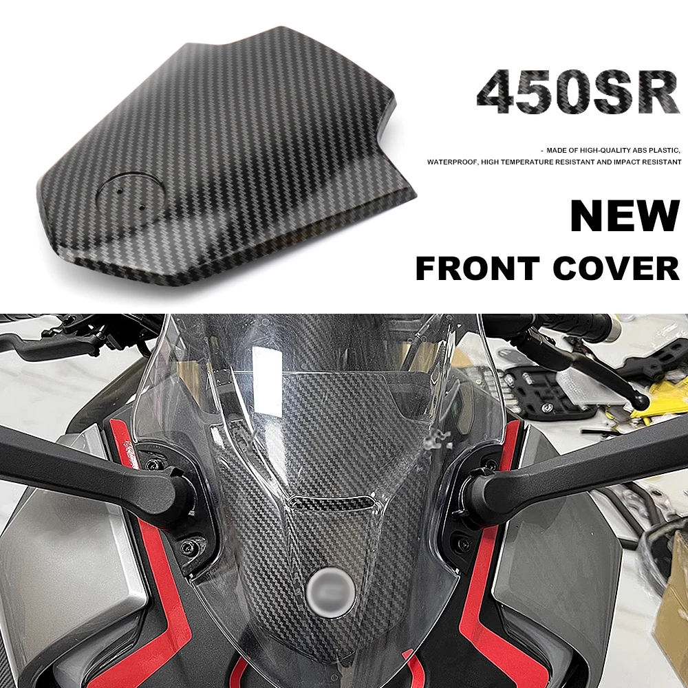 450SR Front Cover Carbon Fiber For CFMOTO 450SR 450sr 2022 2023 Motorcycle Keyhole Cover Decorative Shell Windshield lower cover