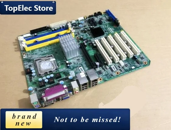 TopElec AIMB-764 Rev.A1 100%OK Original Embedded IPC Mainboard ATX Industrial Motherboard AIMB-764G2 With CPU RAM 5*PCI 2*COM 2*