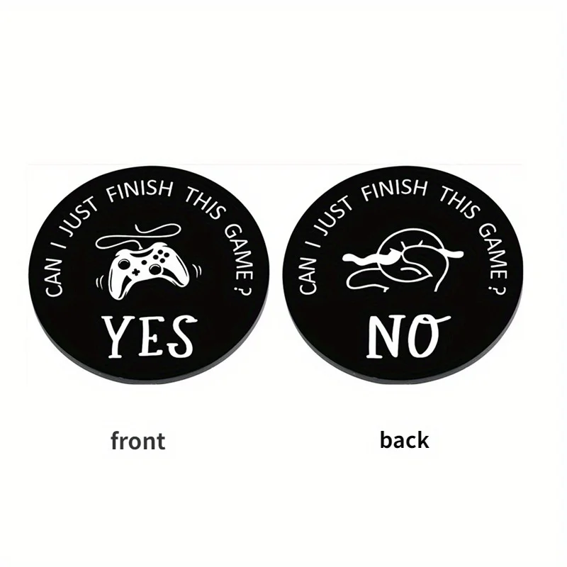 Fun Birthday Gift Decision for Boys and Girls Coin Double sided Metal Commemorative Coin