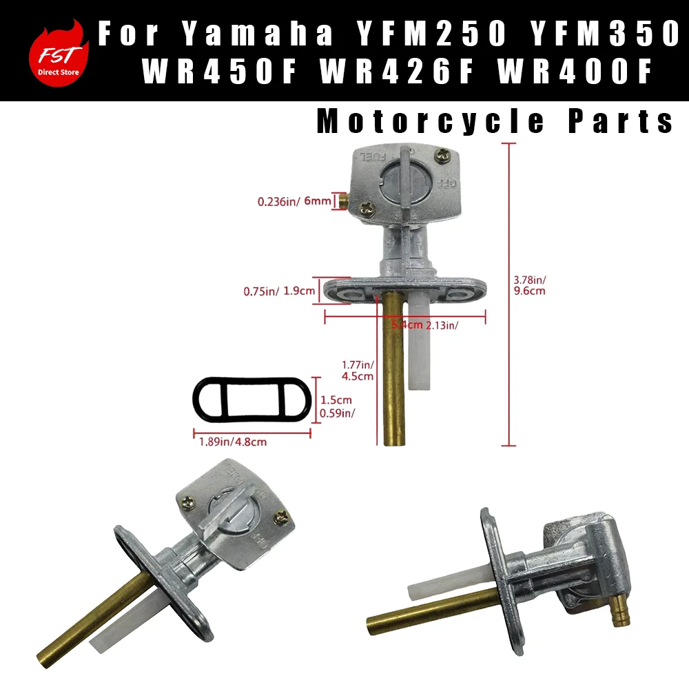 Fuel Tap Switch for Suzuki Yamaha YFM250 YFM350 WR450F WR426F WR400F Motorcycles