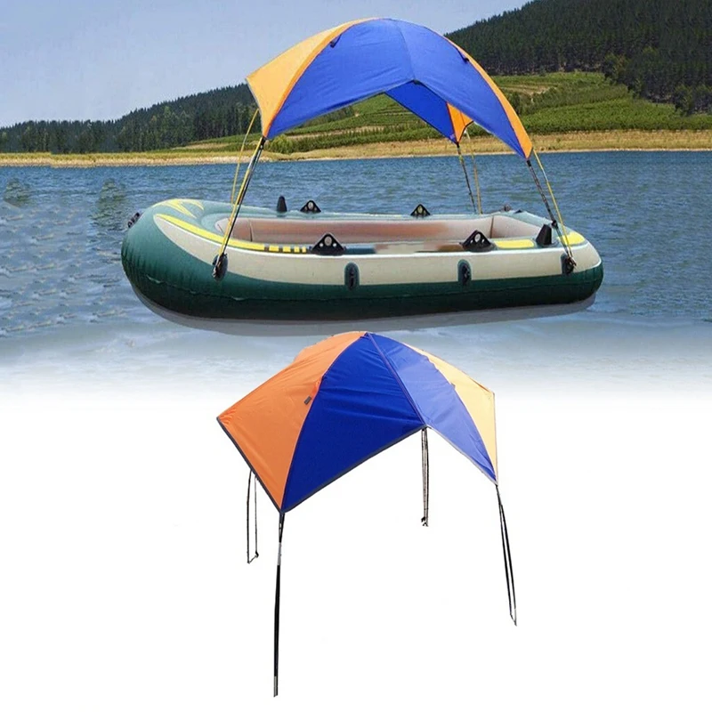 Boat Awning Kayak Heavy Duty Inflatable Rain Shelter Tents Shelters Canopy Awning Top Cover Tarp Rafting Accessories