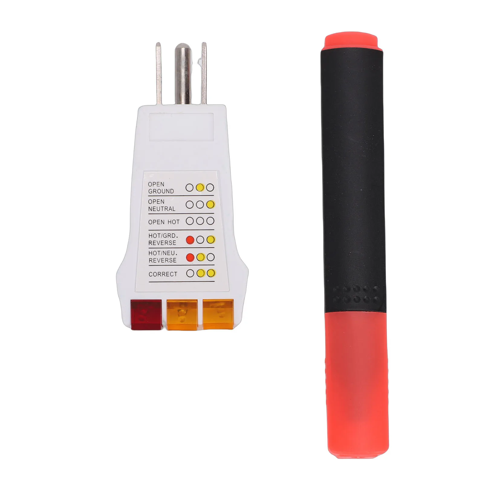 Grounding Product Test Kit with Outlet Tester Conductivity Test Pen for Grounding Sheets Mats Pads Blankets Wristband Pillow Cas