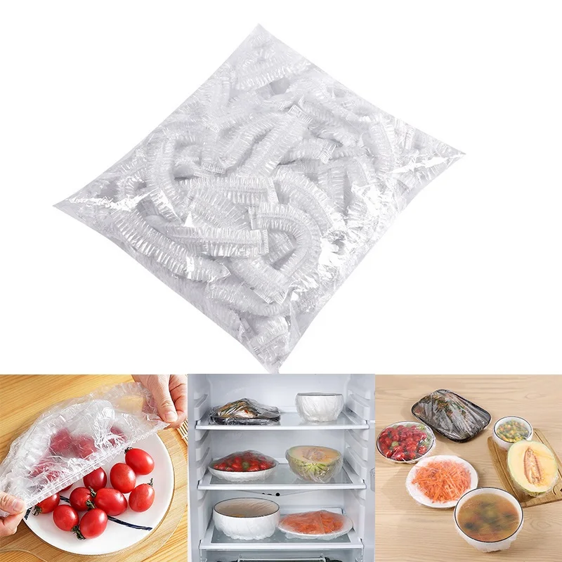 Cucina Fresh Keeping Saver Bag copertura per alimenti usa e getta involucro di plastica coperture elastiche per alimenti